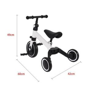 Pneu Vélo Enfant ALTALINE 12 1/2 X 2 1/4 - Noir/blanc, Flanc Jogger, Fabriqué Par DURO (Taïwan)