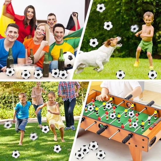Générique Petit Ballon de Football de Sport en Mousse de 3 Pièces | Balles rebondissantes pour pour , en Intérieur et Extérieur, à la Maison, à l'École, pour le , les Fêtes
