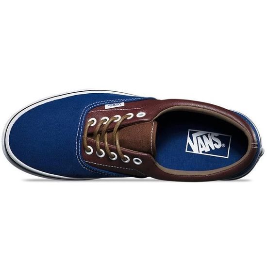 vans bleu marron