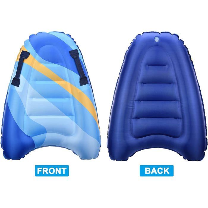 Chiyyak Piscine Gonflable Toboggan Aquatique Toboggan pour Enfants avec Marches Plus Larges 158x79x62cm PVC Bleu Piscine d'ét (Bleu Ciel