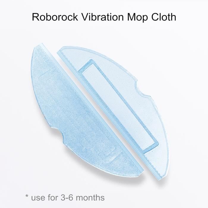 Serpillière - Roborock s7 – accessoires d'origine, Kit d'accessoires pour  Roborock S7, chiffons de vadrouille