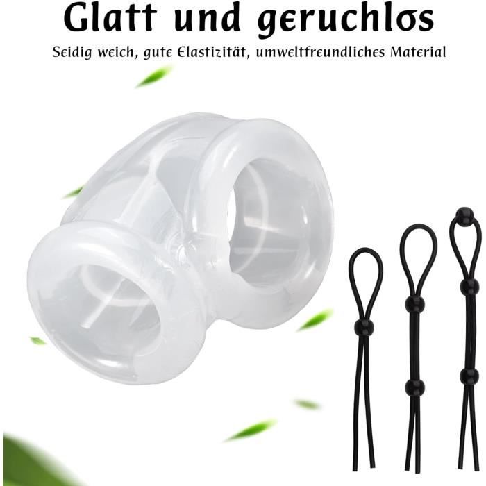 Ensemble De 3 Cockrings (anneaux Péniens) En Silicone Extensible - Couleur Aléatoire - Neuf - Aide à L'érection