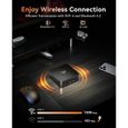 Mini PC Bureau NiPoGi 32Go DDR4 512Go SSD processeur AMD Ryzen 7 5700U 4.3GHz,Windows 11,4K UHD, WIFI6 BT5.2-4