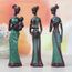 Amoy-Art Terre Cuite Soldats Guerriers Decoration Maison Cadeaux Fait Main Statue Sculpture D/écoratif Souvenirs Giftbox S/écurit/é Peinture pour Enfants R/ésine 24cmH