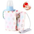HURRISE chauffe-biberon pour nourrisson Chauffe-biberon portable à température constante USB à usage domestique pour bébé-0