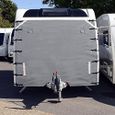 Couvertures de protection Accessoires universel | caravane avant de remorquage Coque | gris clair-0