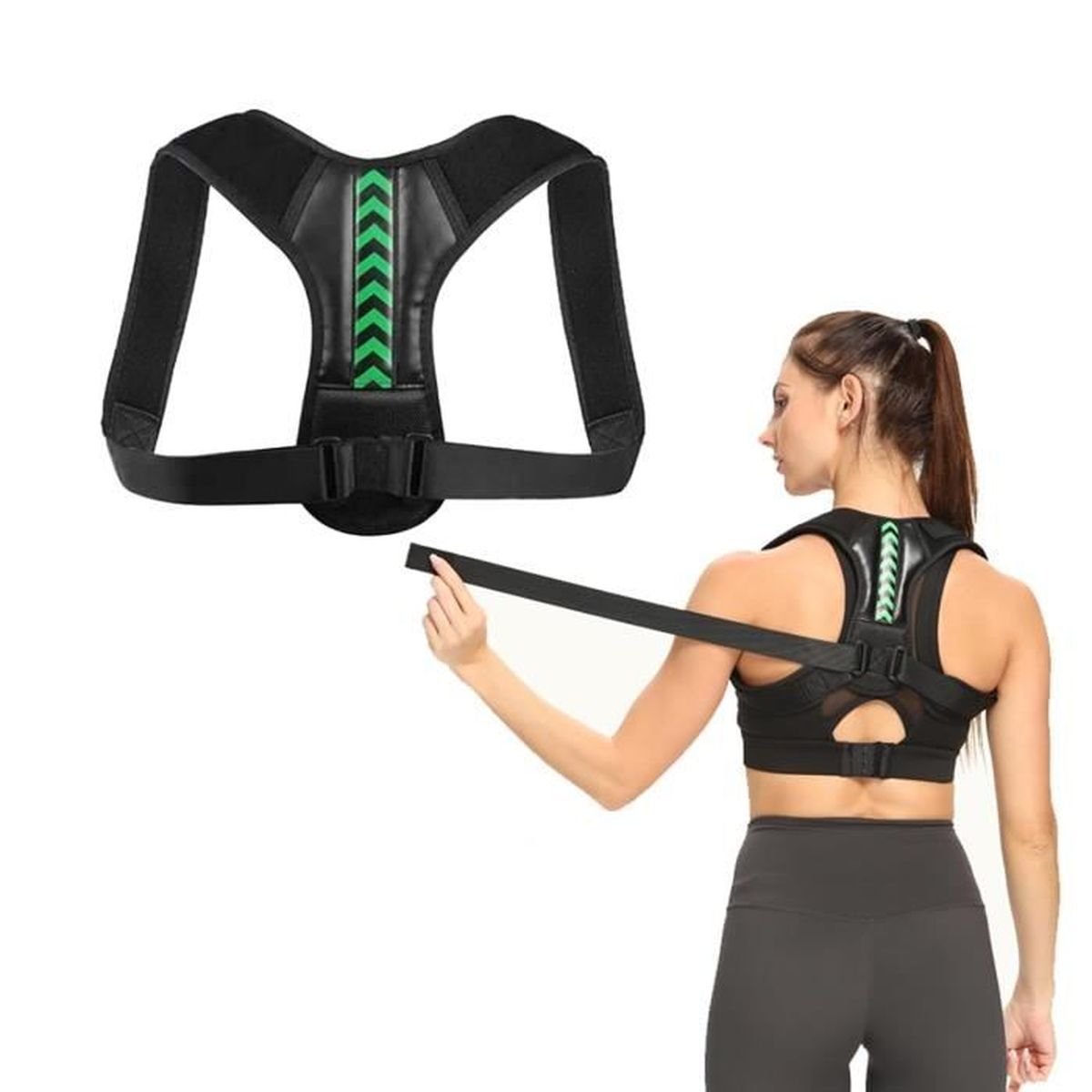 Rouleau Fascia Moyen Bleu Océan 9,5cm X 43cm - Redresseur Dos Pour Yoga, Pilates Et Soulagement Douleurs