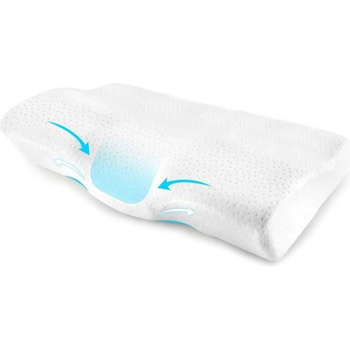 Lot de 4 Oreillers Cervical Orthopédique pour la Nuque, Oreiller Cervical  Ergonomique à Mémoire de Forme pour la Douleur cervicale - Cdiscount Maison