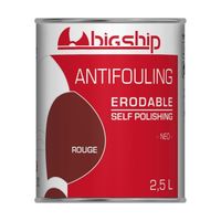 BIGSHIP Antifouling erodable rouge 2,5L - Antifouling - Erodable et semi