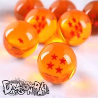 Balles du Dragon - Dragon ball - 7 balles - Diamètre 4.3cm - Poids 560g