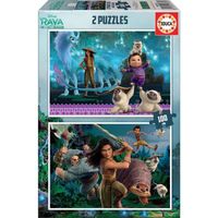 Puzzle Enfant 100 Pièces - Raya et le Dernier Dragon - EDUCA Collection Princesse Disney