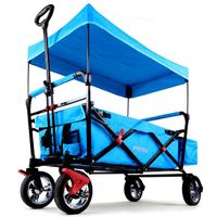 Chariot de transport - FUXTEC City Cruiser - Bleu - pliable charge 75 kg