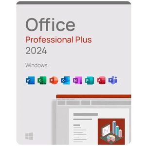 BUREAUTIQUE Microsoft Office 2024 - Licence 1 pour 1 PC