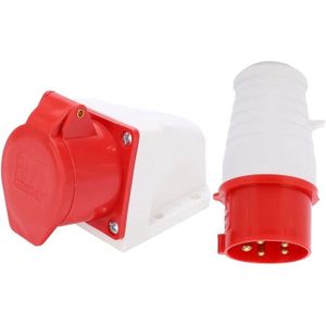 Prise Femelle 16A Anti-corrosion Pour Camping-car / Caravane - Connexion électrique - Neuf