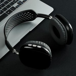 CASQUE - ÉCOUTEURS 1 noir-Écouteurs sans fil Bluetooth P9, avec micro
