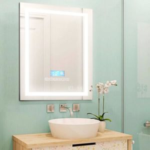 Miroir Salle De Bain Lumineux Led 60x 80cm 24w Avec Eclairage