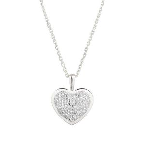 Pendentif Coeur Diamant Achat Vente Pas Cher