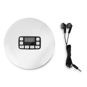 InLoveArts Lecteur CD HOTT 711T Lecteur CD Bluetooth Portable Lecteur de Musique de qualité HiFi avec Casque/Fonction de Protection Anti-Choc/Affichage LED Noir 