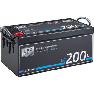 BATTERIE VÉHICULE ECTIVE LiFePO4 12V 200Ah batterie decharge lente L
