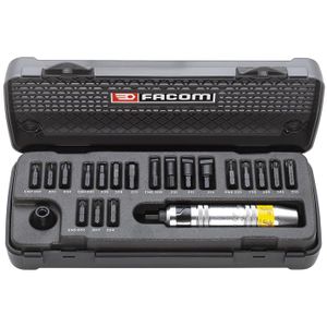 Tournevis Cliquet FACOM Protwist 15 Embouts | Manche Ergonomique, 45 Dents - ATCL.1PB
