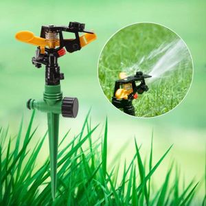 PULVÉRISATEUR JARDIN Pulvérisateur d'eau rotatif réglable de 360 degrés d'herbe de pelouse de pic d'arrosage de jardin pour le système d'irrigation HB046