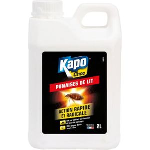 PRODUIT INSECTICIDE Bidon insecticide punaises de lit 2L KAPO Choc