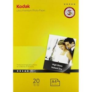 Papier photo Kodak Anytime 20 feuilles brillant doux pour impressions jet d'encre NEUF 8 1/2×11 