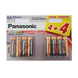 Panasonic Batteries Pile Alcaline Everyday Power Alcaline paquet de 30 dans un Emballage sans Plastique 1.5 V pour une Énergie Fiable AA mignon LR6 