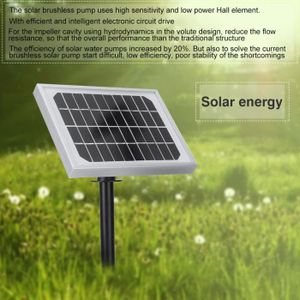POMPE À EAU AUTO Fontaine de pompe solaire SURENHAP - 1.8W 9V - Cycle de l'eau pour jardin et bassin
