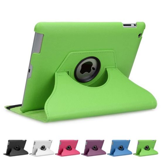 Housse Rotative 360° Pour IPad Pro 9.7" - Cuir Synthétique, Smart Cover - Neuf