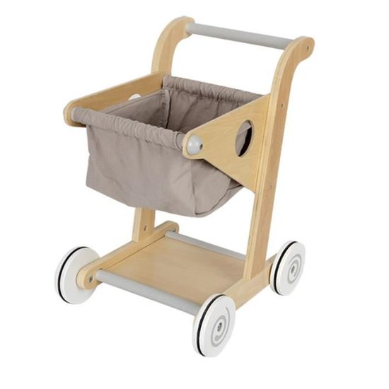 Chariot De Marche Bébé Sinbide 2 En 1 - Trotteur + Chariot De Supermarché - Jouets Amovibles - Réglable