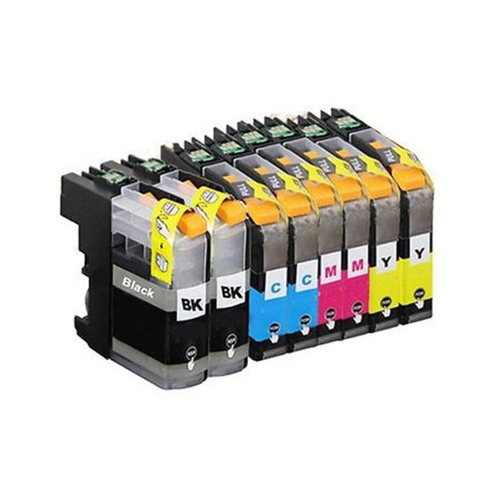 Lot De 4 Cartouches D'Encre Jaune Compatibles Brother - Réf. B-LC223Y-4 - 10ml