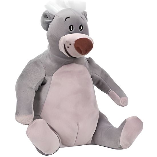 Peluche Disney - Baloo - Ours Gris - Livre de la Jungle - Doudou - Enfant