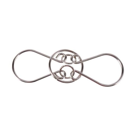 Casse-tête En Fil De Métal Test QI Jeux D' Jouets Cerveau Teaser Casse Fr