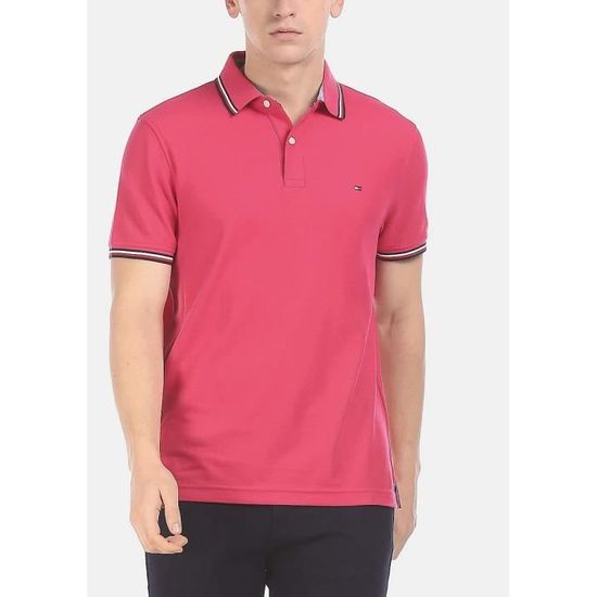 Polo tommy hilfiger slim fit homme hot sale