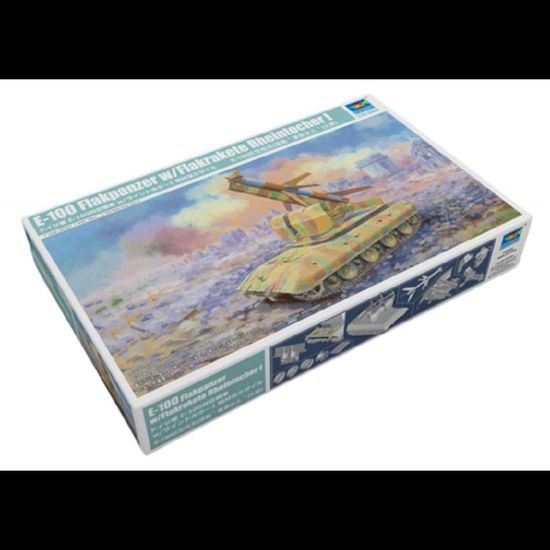 Maquette Trumpeter 1/35 – E-100 Flakpanzer Mit 12,8 Cm Flak 40 (occasion)
