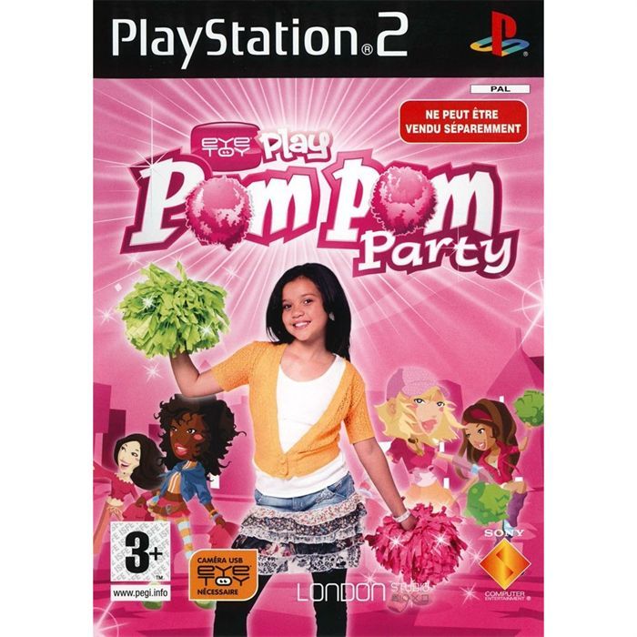 Eye Toy Play Pompom + Camera / Jeu Console PS2