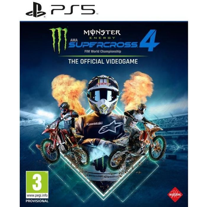 Monster Energy Supercross : The Official Video Game 4 Jeu PS5