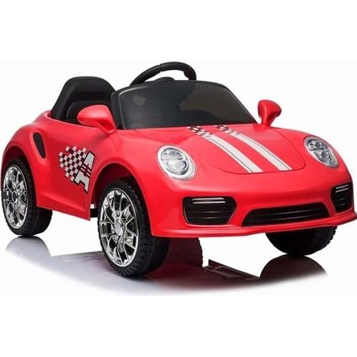 Booster 6v Rouge - Voiture électrique pour enfant avec batterie 6v et télécommande
