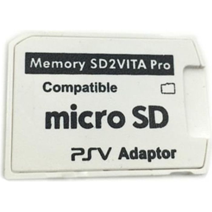 5.0 SD2 Vita Pour Carte Mémoire Adaptateur pour PS Vita Game Card1000 / 2000 3.60 Système