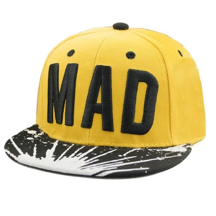 Chapeau tendance casquette snapback enfant garçons filles lettres casquettes de baseball casquette hip hop plat YE