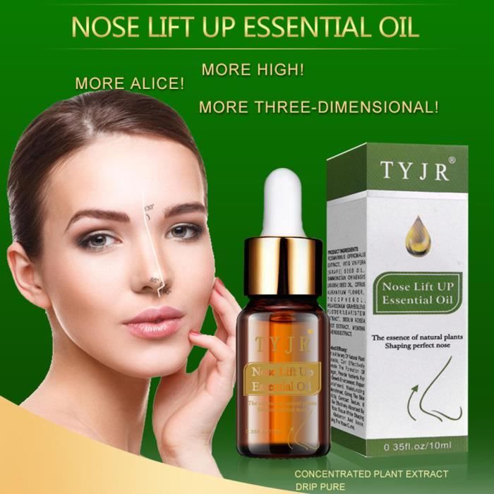 HUILEDEMASSAGE Nasal Bone Remodeling Massage Essence Huile Nez Rise Augmenter Amincissant 10ML QXH80718083 miettelove yll 1279