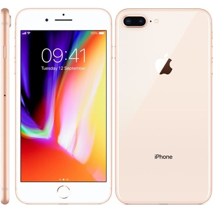 D'or for Iphone 8 Plus 64Go