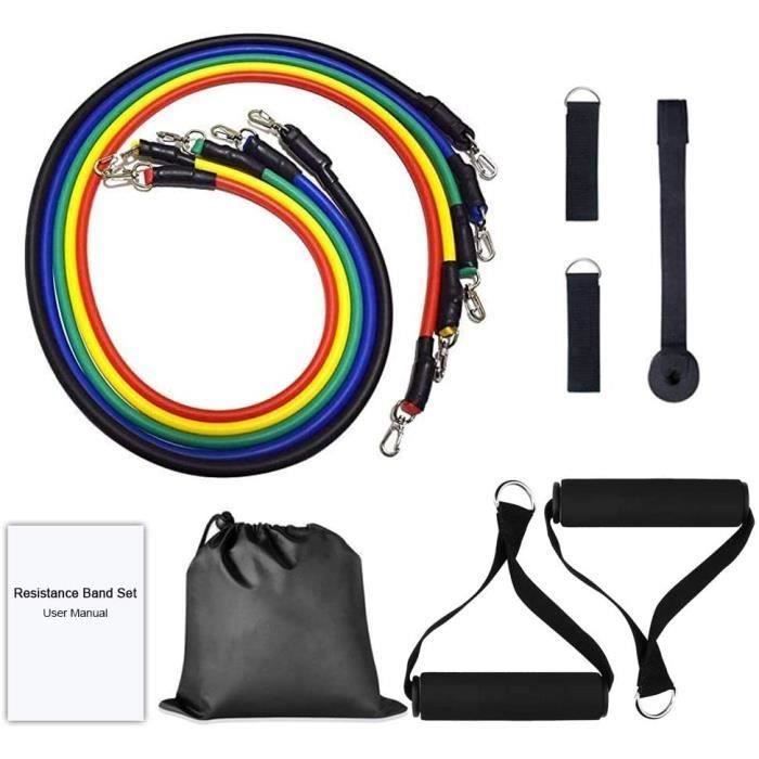 Bandes Elastiques Musculation - Bande de Résistance Set, Fitness Elastiques Kit, pour Musculation