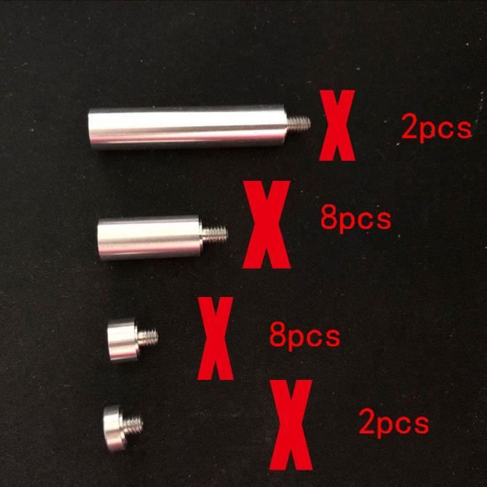 Total 20 pièces kits de tiges de vis en métal partie accessoires hydro mise à niveau agrandissement du pénis - Type 20pcs rods #A