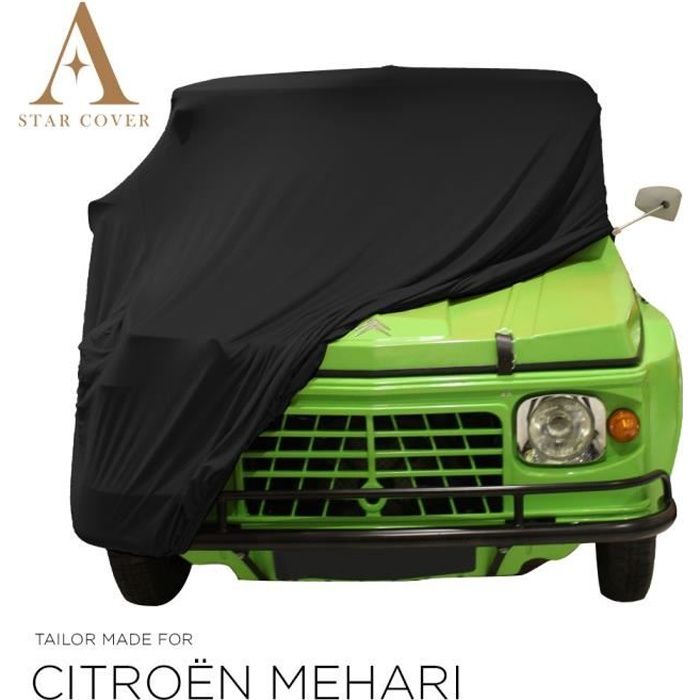 CITROEN MEHARI BÂCHE DE PROTECTION POUR INTÉRIEUR NOIR NOUVEAUX COUVERTURE DE VOITURE CARCOVER