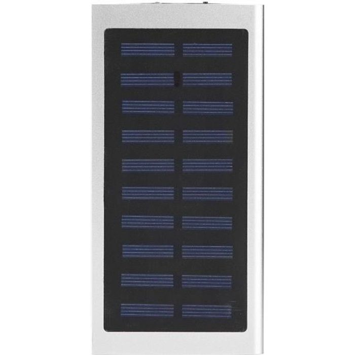 Drfeify batterie externe de chargeur 10000mAh Dual USB Portable Charge Rapide Solaire Mobile Power Bank Boîtier En Métal DIY Kit