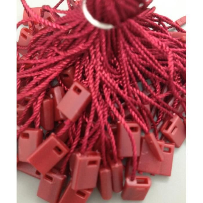 Pelotes de laine,Corde pour bagages, cordon suspendu, laçage, cordon pour parapluie - Type dark red