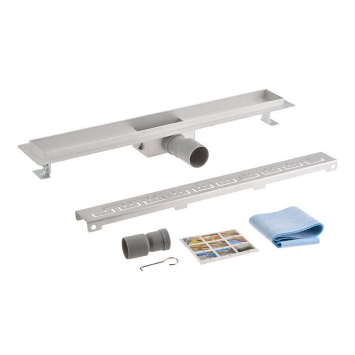 HOMDOX CANIVEAU DE DOUCHE 700mm accessoire sdb canal des gouttières de grille