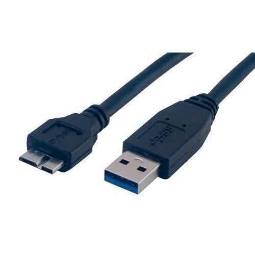MCL Câble USB 3.0 - Type A Mâle / micro B Mâle - 1,80 m